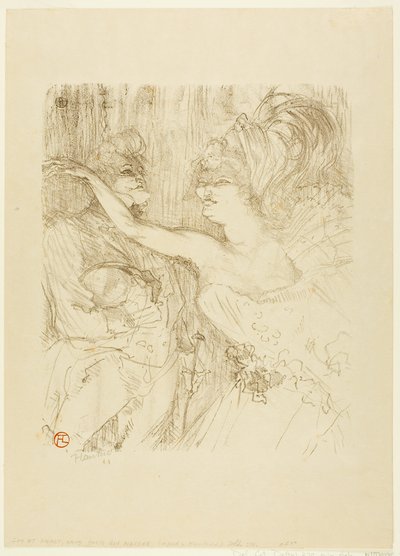 Guy et Mealy, dans "Paris qui Marche". - Henri de Toulouse-Lautrec