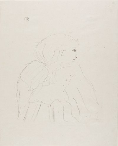 Jane Hading, de Treize Lithographies - Henri de Toulouse-Lautrec