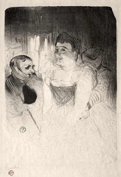 Judic dans la Loge - Henri de Toulouse-Lautrec
