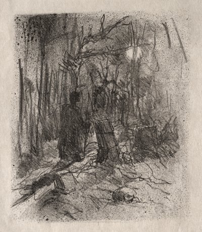 La Cimetière de Busk - Henri de Toulouse-Lautrec