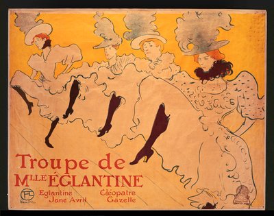 La Troupe de Mlle Eglantine - Henri de Toulouse-Lautrec