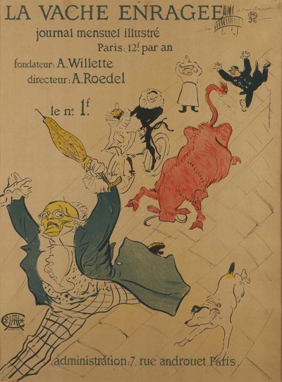 La Vache enragée - Henri de Toulouse-Lautrec