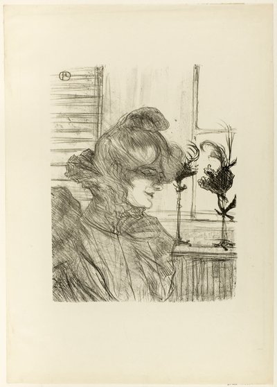 Le Margoin (Mademoiselle Louise Blouet) - Henri de Toulouse-Lautrec