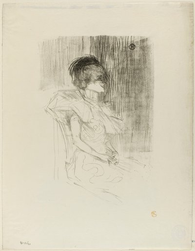 Prêteur assis - Henri de Toulouse-Lautrec