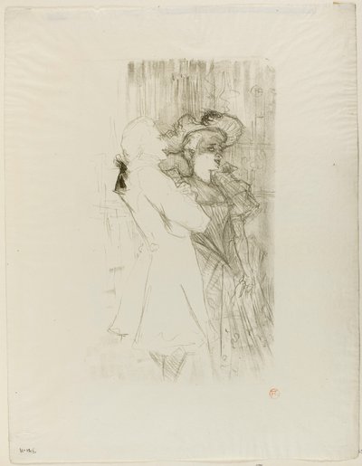 Lender et Auguez dans La Chanson de Fortunio - Henri de Toulouse-Lautrec