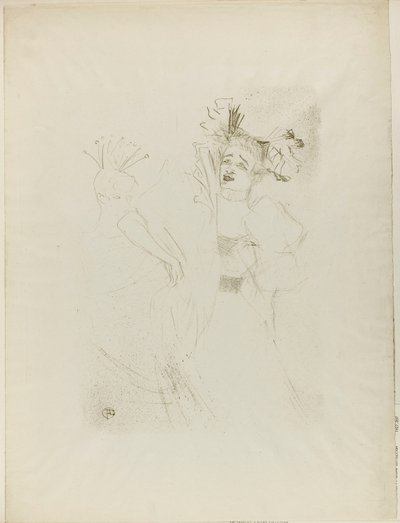 Lender dans Chilpéric, de face - Henri de Toulouse-Lautrec