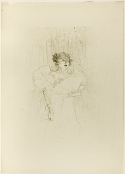 Luce Myrès, vue de face - Henri de Toulouse-Lautrec