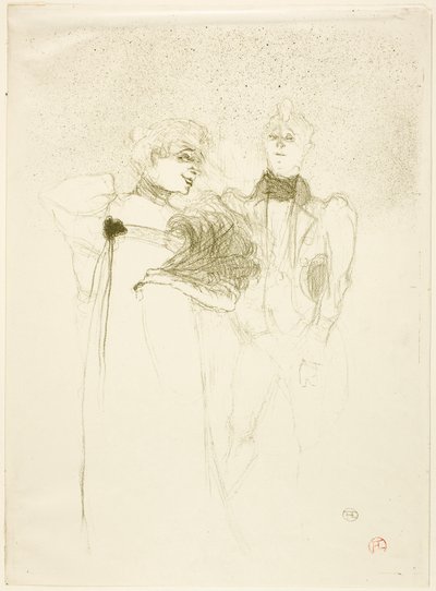 Mademoiselle Lender, dans Madame Satan - Henri de Toulouse-Lautrec
