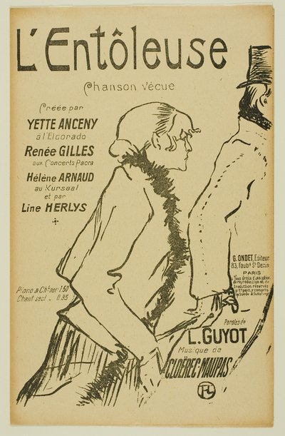 Pauvre prostituée ! - Henri de Toulouse-Lautrec