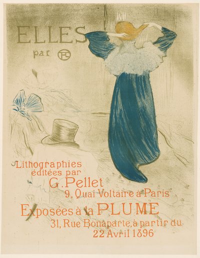 Affiche pour Elles - Henri de Toulouse-Lautrec
