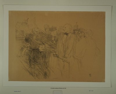 Procès Dupas-Arton : Ribot dépose - Henri de Toulouse-Lautrec
