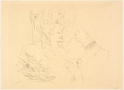Souper à Londres - Henri de Toulouse-Lautrec