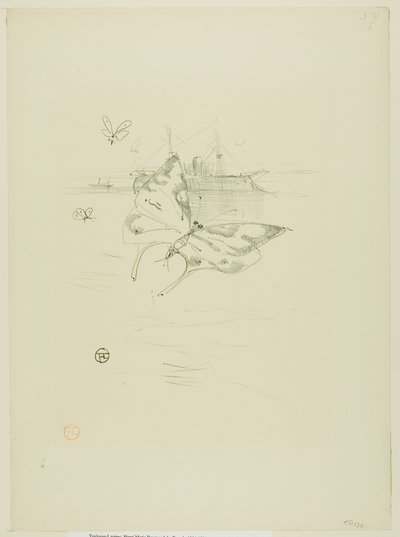 Les Papillons, de Mélodies de Désiré Dihau - Henri de Toulouse-Lautrec
