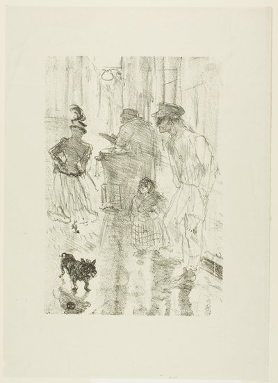 Le vendeur de châtaignes - Henri de Toulouse-Lautrec