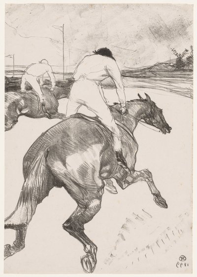 Le jockey - Henri de Toulouse-Lautrec