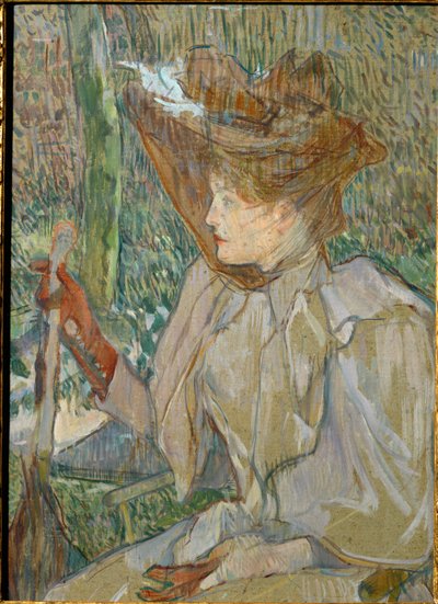 Femme avec des gants - Henri de Toulouse-Lautrec