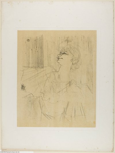 Yvette Guilbert—À Ménilmontant de Bruant, de Yvette Guilbert - Henri de Toulouse-Lautrec