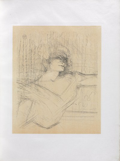 Yvette Guilbert-Série anglaise: Dans la glu - Henri de Toulouse-Lautrec