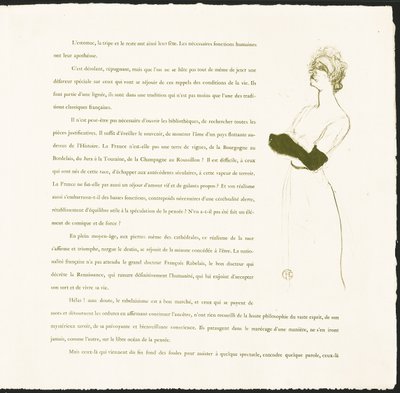Yvette Guilbert - Henri de Toulouse-Lautrec
