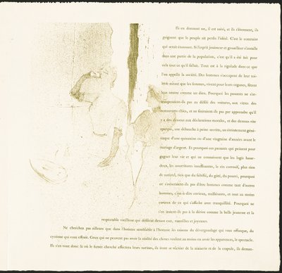 Yvette Guilbert - Henri de Toulouse-Lautrec