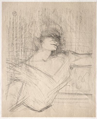 Yvette Guilbert : Dans la glu - Henri de Toulouse-Lautrec