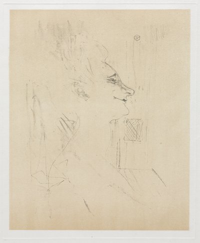 Yvette Guilbert enivrée - Henri de Toulouse-Lautrec