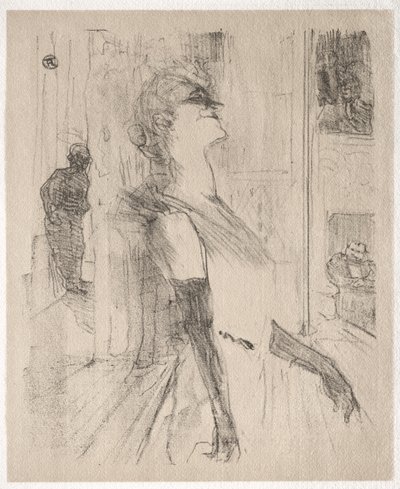 Yvette Guilbert : Sur la scène - Henri de Toulouse-Lautrec