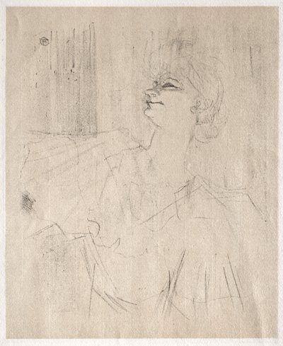 Yvette Guilbert : à Ménilmontant, de Bruant - Henri de Toulouse-Lautrec