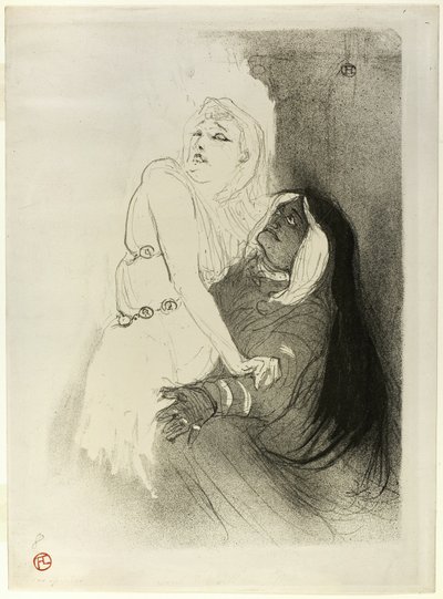À la Renaissance : Sarah Bernhardt dans Phèdre - Henri de Toulouse Lautrec