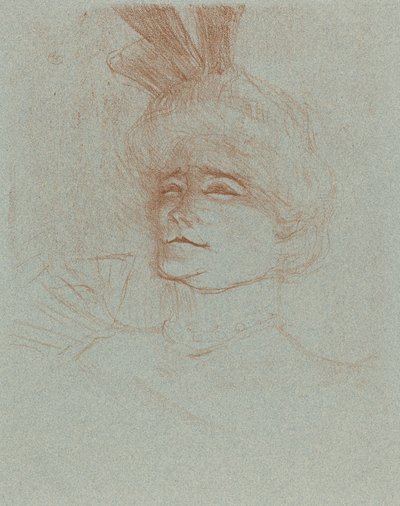 Mlle. Marcelle Lender en buste, de trois quarts - Henri de Toulouse Lautrec
