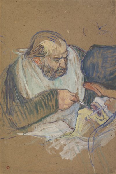 Le Dr Péan opérant, 1891-92 - Henri de Toulouse Lautrec