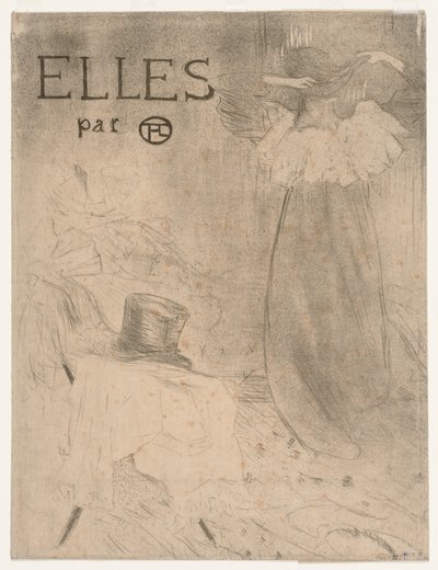 Dossier pour le frontispice de Elles - Henri de Toulouse Lautrec
