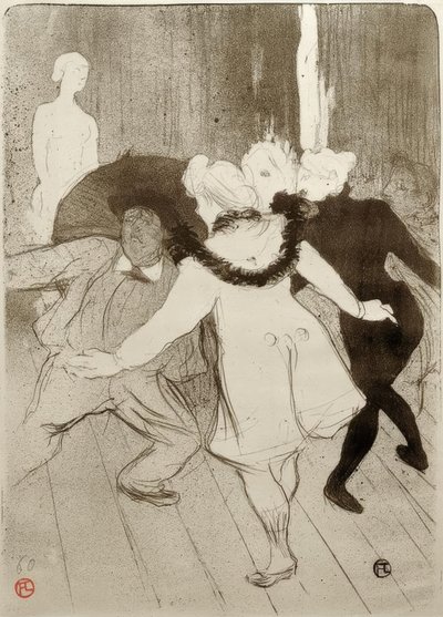 Folies Bergère, Les Pudeurs de Monsieur Prudhomme - Henri de Toulouse Lautrec