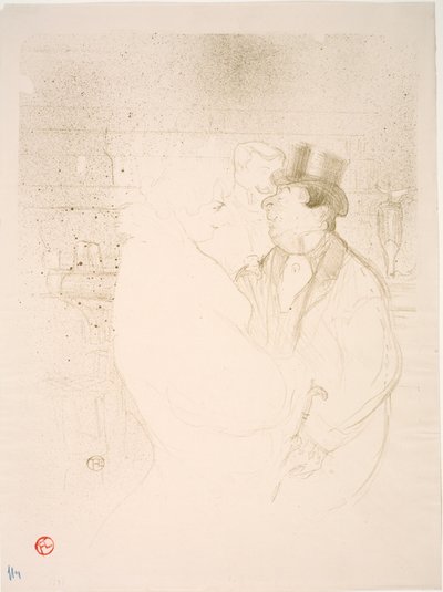 Ida Heath au Bar - Henri de Toulouse Lautrec