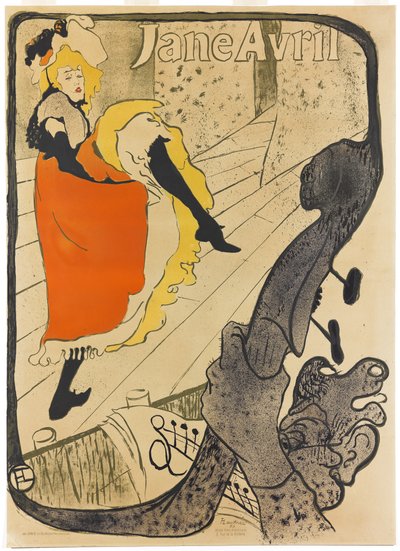 Jane Avril - Henri de Toulouse Lautrec