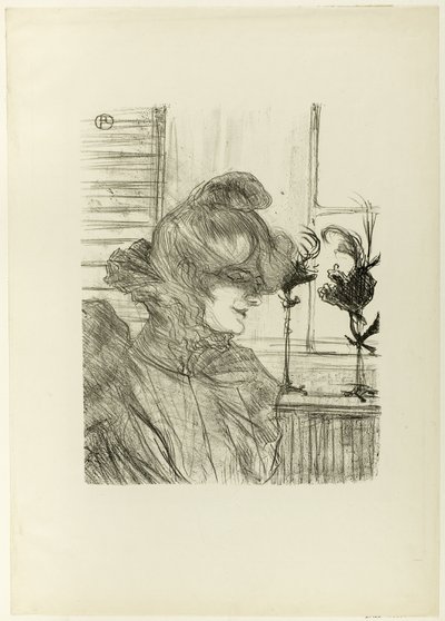 Le Margoin (Mademoiselle Louise Blouet) - Henri de Toulouse Lautrec