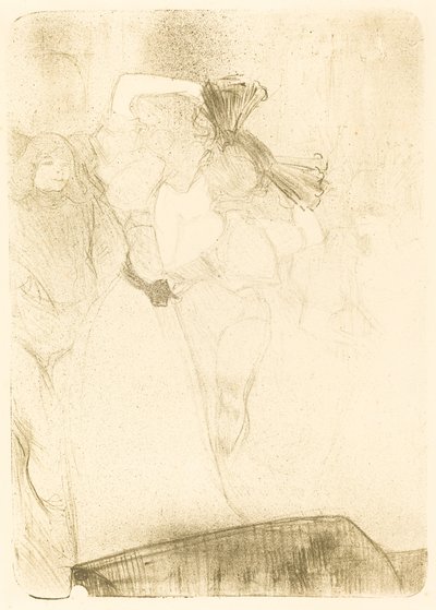 Lender de dos, dansant le boléro dans Chilperic, 1895 - Henri de Toulouse Lautrec