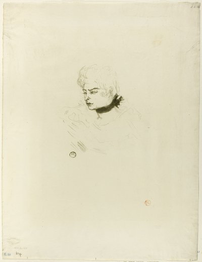 Mademoiselle Pois Vert - Henri de Toulouse Lautrec