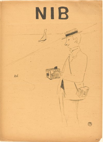 Nib ou le photographe-amateur [recto droit] - Henri de Toulouse Lautrec