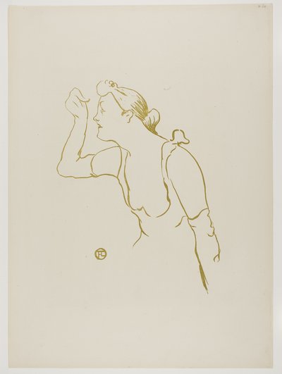 Paula Brébion, from Le Café-Concert - Henri de Toulouse Lautrec