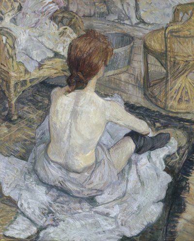 Rousse, dit aussi La Toilette - Henri de Toulouse Lautrec