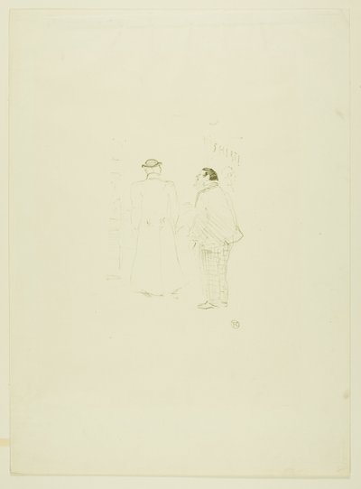 Le chef vendeur chez Jourdan et Brown - Henri de Toulouse Lautrec