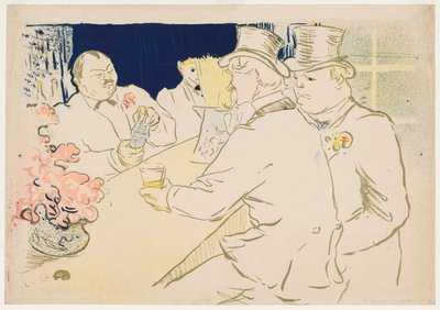 Le bar irlandais et américain, Rue Royale - Henri de Toulouse Lautrec