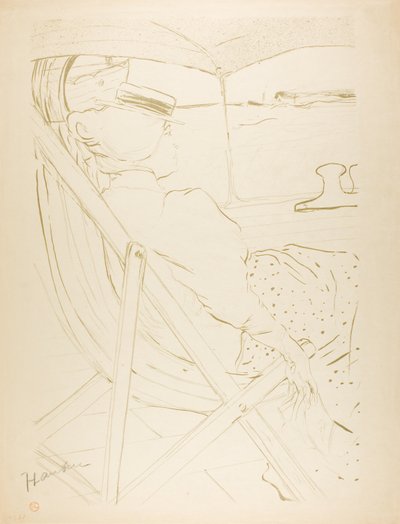 Le passager dans la cabine 54—Une croisière - Henri de Toulouse Lautrec