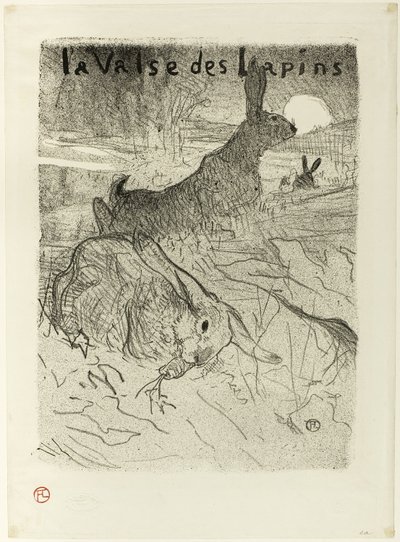 La valse des lapins - Henri de Toulouse-Lautrec