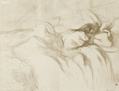 Femme allongée - Réveil - Henri de Toulouse Lautrec