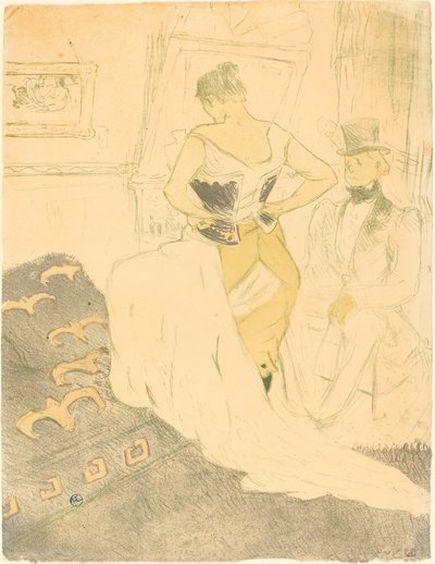 Femme en corset, 1896 - Henri de Toulouse Lautrec