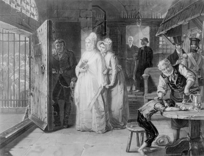Mme Fry visitant la prison de Newgate, 1893 - Henrietta Mary Ward