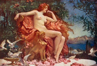 Vénus sur son trône - Henrietta Rae