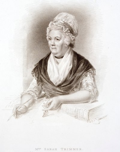 Sarah Trimmer, auteure britannique de livres pour enfants (gravure) - Henry (after) Howard